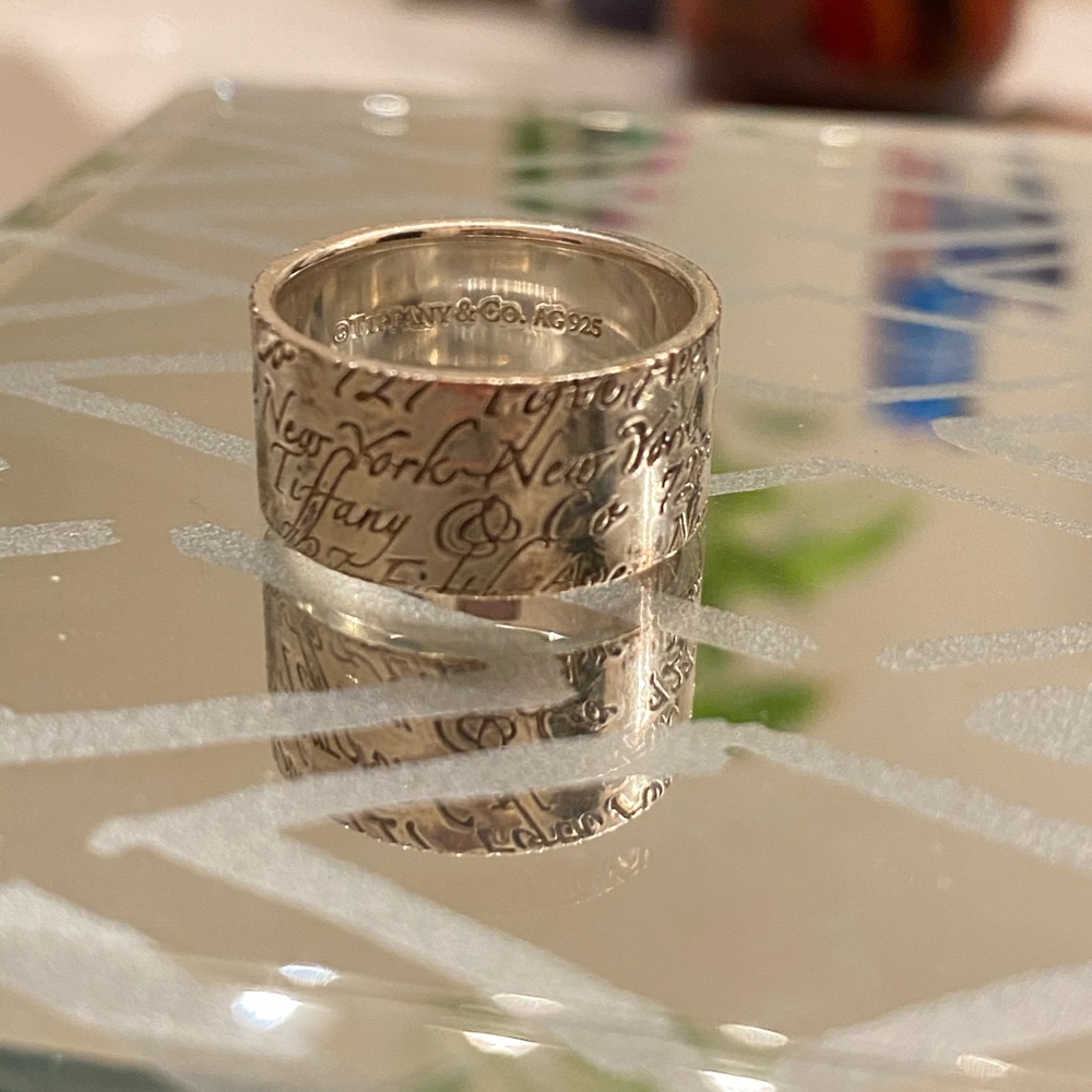 TIFFANY& CO. STERLING SILVER 925 NEW YORK RING